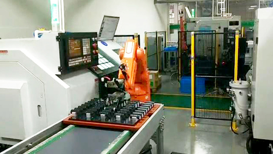 汽車空調(diào)壓縮機(jī)活塞機(jī)加工上下料